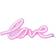 Litecraft Glow Love Neon Wall light