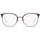 Vogue Eyewear VO4108 Round Prescription Eyeglass Frames, Top Brown/Copper/Demo Lens, mm