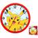 Accutime Pikachu Red/Yellow Väggklocka 25cm