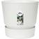 Elho Pot De Fleurs Rond Greenville 25 Ø 24.48 x H 23.31 cm - Blanc