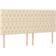 vidaXL Cream, 200 Upholstered Bed Headboard