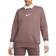 Nike Women's Oversized Fleece Sweatshirt - Plum Eclipse/White