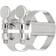 Bonnard Tenor Saxophone Ligature Reverse Fastening Nickel Plate Finish 2255U