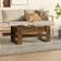 vidaXL Engineered Wood Smoked Oak Coffee Table 21.7x40.2"