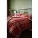 Catherine Lansfield Kelso Duvet Cover White, Red (220x)