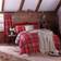 Catherine Lansfield Kelso Duvet Cover Red, White (220x220cm)