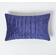 Homescapes Crushed Cushion Cover Blue (50x30cm)