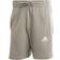 adidas Essentials 3-Stripe Shorts - Silver Pebble