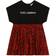 Dolce & Gabbana KIDS Logo-print Short-sleeve Dress Black/Red