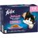 Felix Fantastic Junior En Gelatina 12 x 85 g Frango Vaca Salmío Sardinha