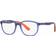 Ray-Ban RB1619 KIDS Monture Bleu sur orange Verres Incolore polarisé 49-16