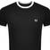 Fred Perry Taped Ringer T-shirt - Black