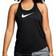 Nike Canotta Running Df Swoosh Hbr Nero Donna