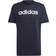 adidas Essentials Single Jersey Linear Embroidered Logo Tee Men - Legend Ink/White