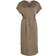 Vila Viellette Short Sleeved Midi Dress - Walnut