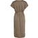 Vila Viellette Short Sleeved Midi Dress - Walnut