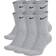 Nike Everyday Cushioned Training Crew Socks 6-pack - Dark Grey Heather/Black