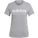 adidas Women's Loungewear Essentials Slim Logo T-shirt - Medium Grey Heather/White