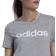 Adidas Women's Loungewear Essentials Slim Logo T-shirt - Medium Grey Heather/White