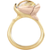 Ole Lynggaard Lotus Ring 3 - Gold/Rose Gold/Rutile Quartz/Diamonds