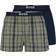 HUGO BOSS Patterned Cotton Boxer Shorts 2-pack - Blue/Green