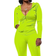 PrettyGarden Women's Two Piece Tracksuit Set - Fluorescent Green