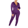 PrettyGarden Women's Two Piece Tracksuit Set - Purple