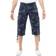 XRay Mens Belted Long Cargo Shorts - Navy Camo