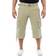 XRay Mens Belted Long Cargo Shorts - Stone