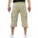 XRay Mens Belted Long Cargo Shorts - Stone