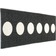 Pappelina Vera White, Black 70x225cm