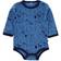 Pippi Baby Body L/Ä 4-pack - Blå/Ljusblå m. Mönster (3819-725)