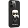 Karl Lagerfeld Ikonik Patch & Metal Logo Wallet Case for iPhone 13 Pro