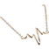 By Sofia Wistam Heartbeat Necklace - Gold