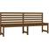 vidaXL Meuble de Terrasse Patio Parc Balcon Porche Scandinave Marron Miel Bois de Pin Massif Banc de Jardin