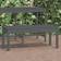vidaXL Puutarhapenkki Harmaa 109 x 44 x 45 cm