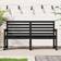 vidaXL Tuinbank 159.5 x 48 x 91.5 cm Massief Grenenhout Zwart