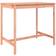 vidaXL Havebord 121x82,5x110 massivt douglasgran