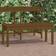 vidaXL Puutarhapenkki Hunajanruskea 109 x 44 x 45 cm