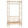 vidaXL With Pergola 45.7 x 20.5 x 86.6 in Brown Garden Bench