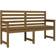 vidaXL Meuble de Terrasse Patio Scandinave Marron Miel Bois de Pin Massif Banc de Jardin