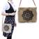 Ancient Wisdom Mandala Print Fringe Shoulder Bag