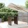 vidaXL polyrattan Barborde