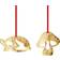 Georg Jensen Deer & Mushroom 2023 Gold Juletræspynt 4.2cm 2stk