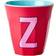 Rice Pinkish Colors Melamine Alphabet Cup Z Z