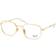 Ray-Ban Rb6496 Gold Fassung Klar Glas Polarisiert 53-20 Gold 53-20