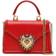 Dolce & Gabbana Red Small Devotion Bag 87124 Rosso Papavero UNI