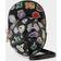 JW Anderson Printed Leather Nano Cap Crossbody Taske - Sort