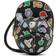 JW Anderson Printed Leather Nano Cap Crossbody Taske - Sort
