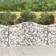 vidaXL Cesti Gabbioni Ad Arco 13 pz 200x50x100/120 cm Ferro Zincato